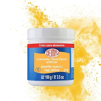 Deiman Artificial Food Color Egg Yellow 270 3.5 oz