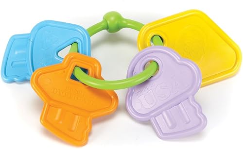 Miniatura 2 de Conjunto de juguetes para bebés de Green Toys (Primera llaves, vasos apilables, elefante).