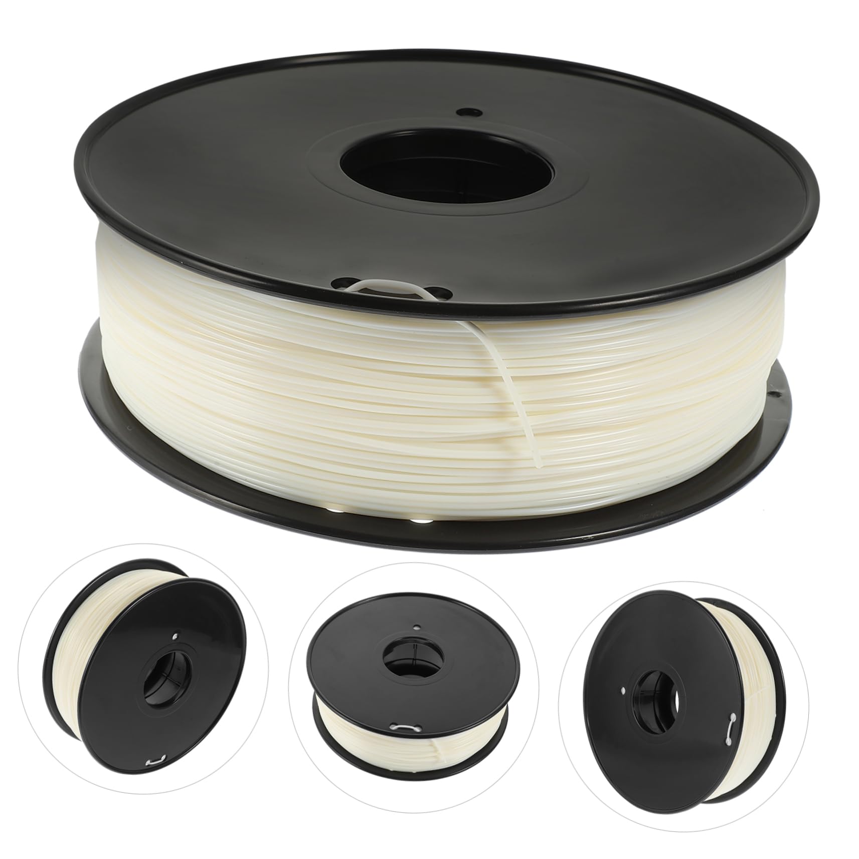 Filamento 3d Asa de 1, 75mm para Impresora 3d Blanco | Suministro de Impresión, Alta Dureza y Gran Tasa de Éxito, Formato para Trabajos de Fabricación Aditiva