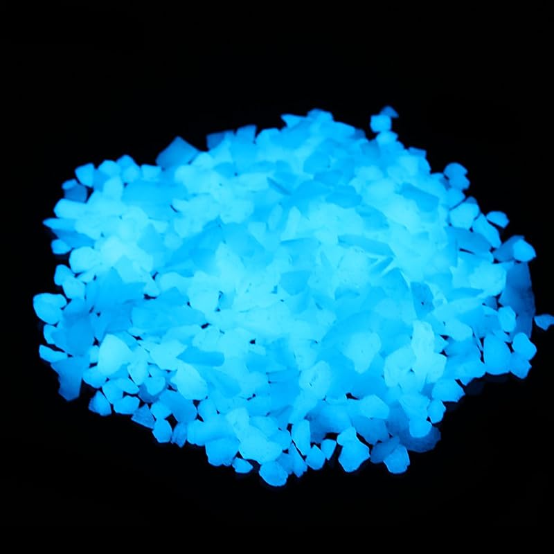 Cascalho Luminoso para Aquário Shiny Stone Sky Blue, 5–8 mm, 311 g