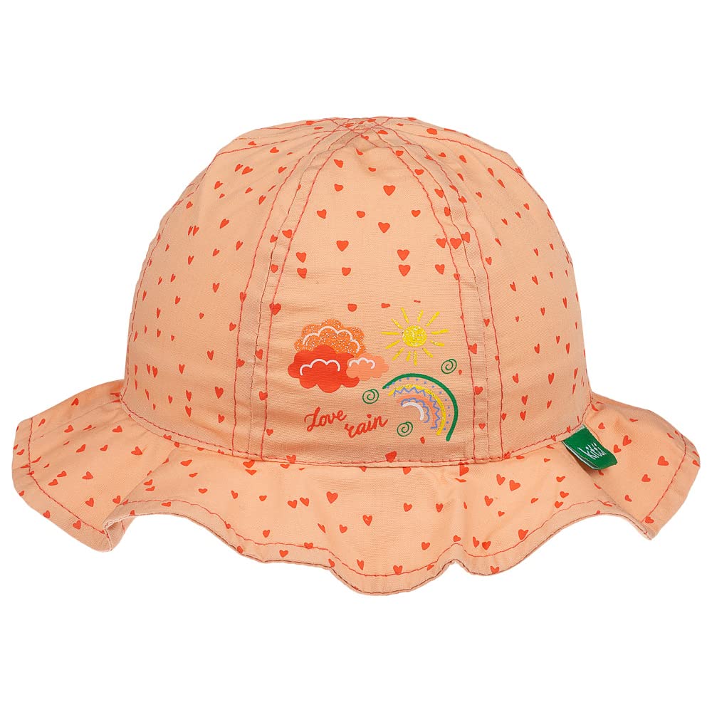 Sierra Socks Creative Love Rain Rainbow 0-18 Months-Infant Girl Maxi Summer Hat (Pumpkin)