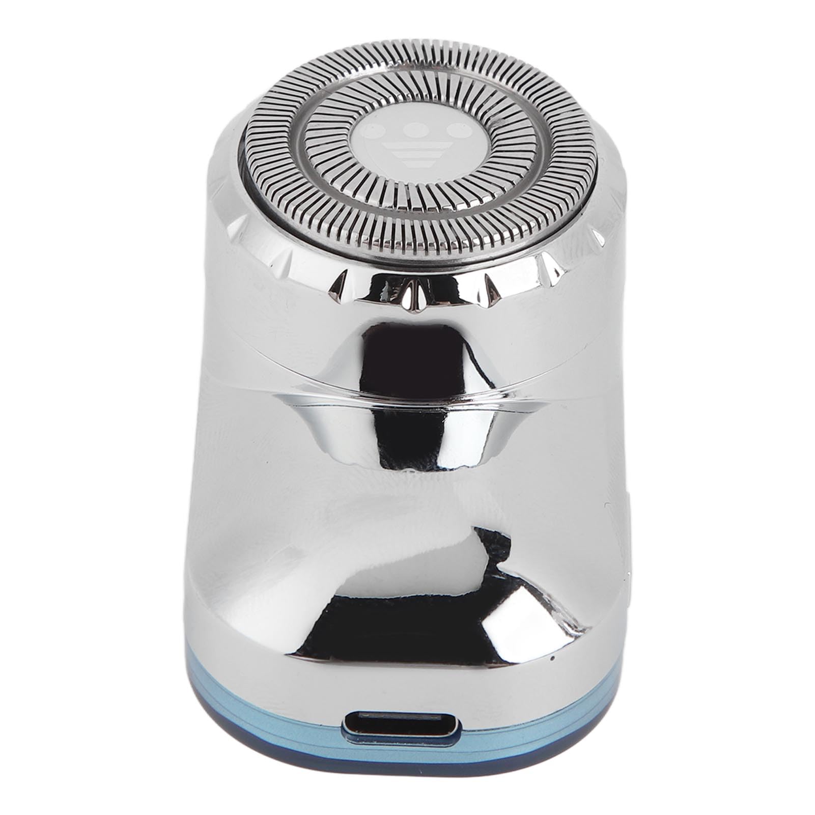 Mini Rechargeable Beard Trimmer, USB Type C, Pocket Size, Wet and Dry Use, Low Noise Electric Beard Trimmer Travel, Business Trip, Office,