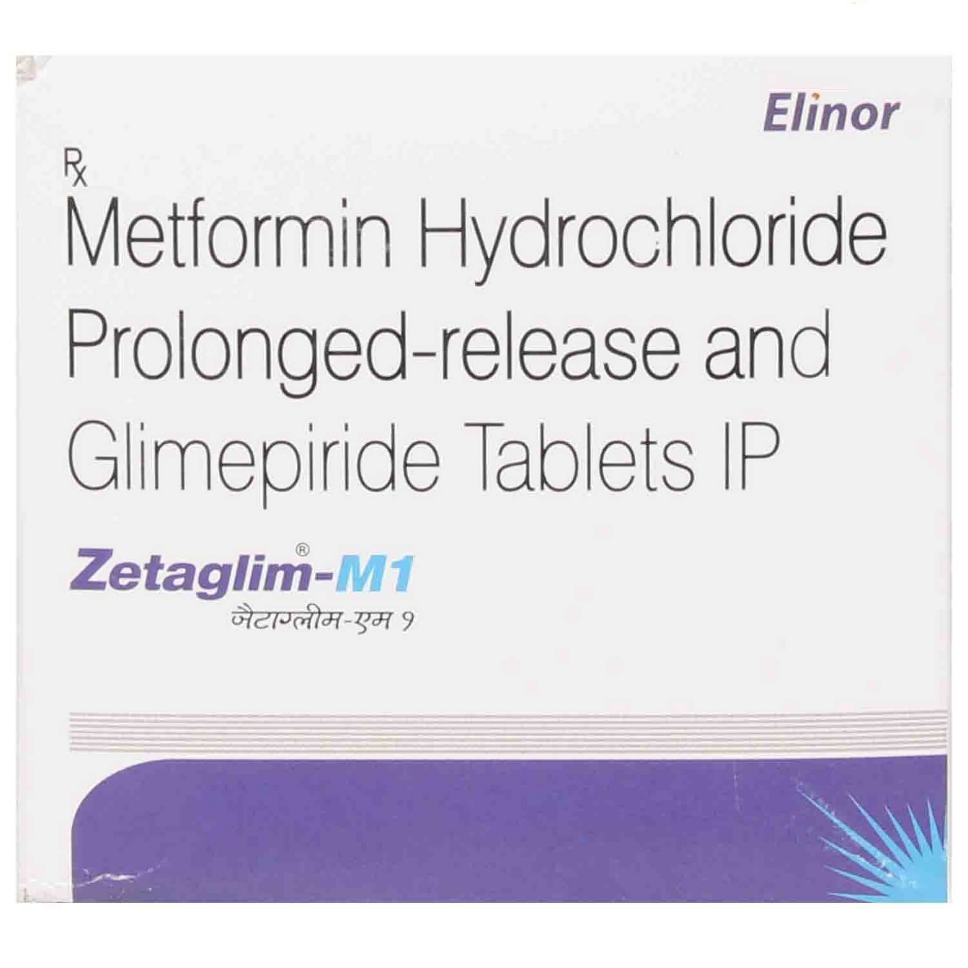 Zetaglim M1 - Strip of 15 Tablets
