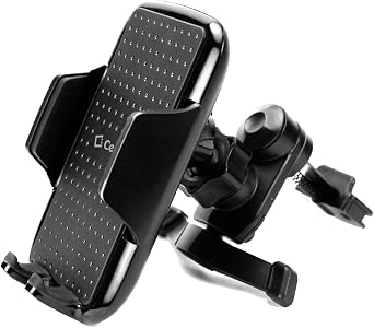 Car Air Vent Cell Phone Holder, Air Vent Smartphone Mount, Adjustable 360 Degree Rotation, Universal Cradle Mount Clip for All Smartphones Apple iPhones, Galaxy, Google Pixel, Moto Series