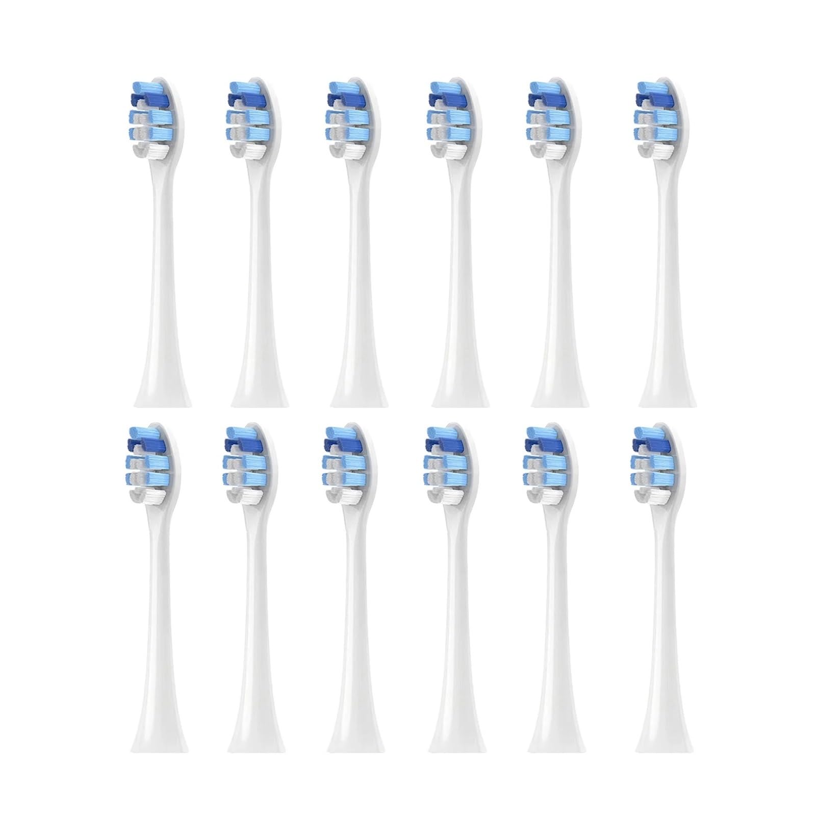 Cabezales De Repuesto For Cepillos De Dientes, Compatibles Con Philips, | Cerdas de alta densidad: más cerdas brindan una cobertura más amplia(12pcs White)