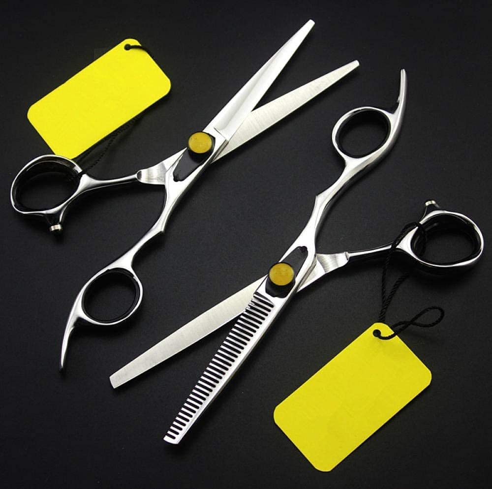 Ciseaux à effiler de Haute qualité 6 Pouces 9cr13 pour Coupe de Cheveux, Ensemble de Ciseaux de Coiffure et Maquillage