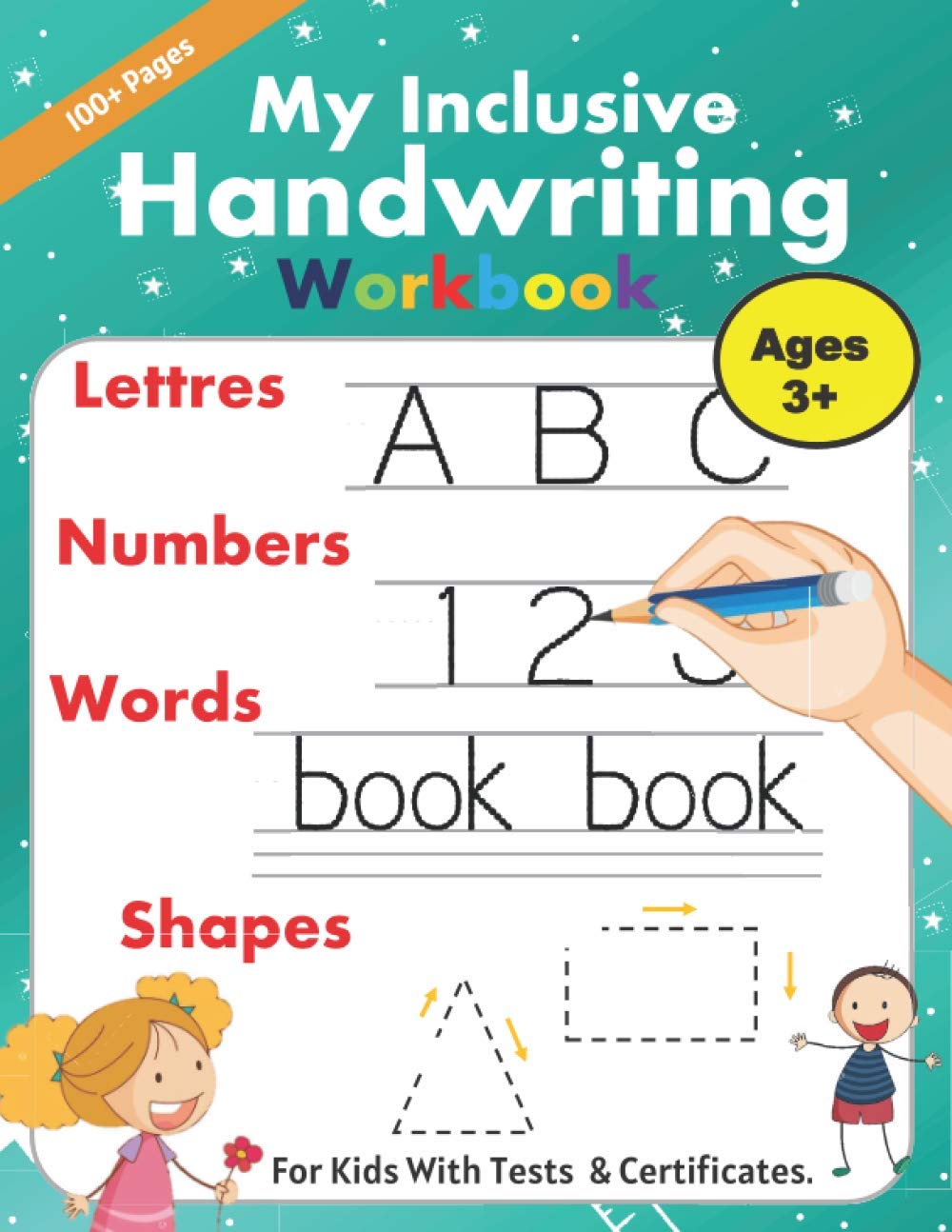 Buy My inclusive handwriting workbook: first practice trace, read ...
