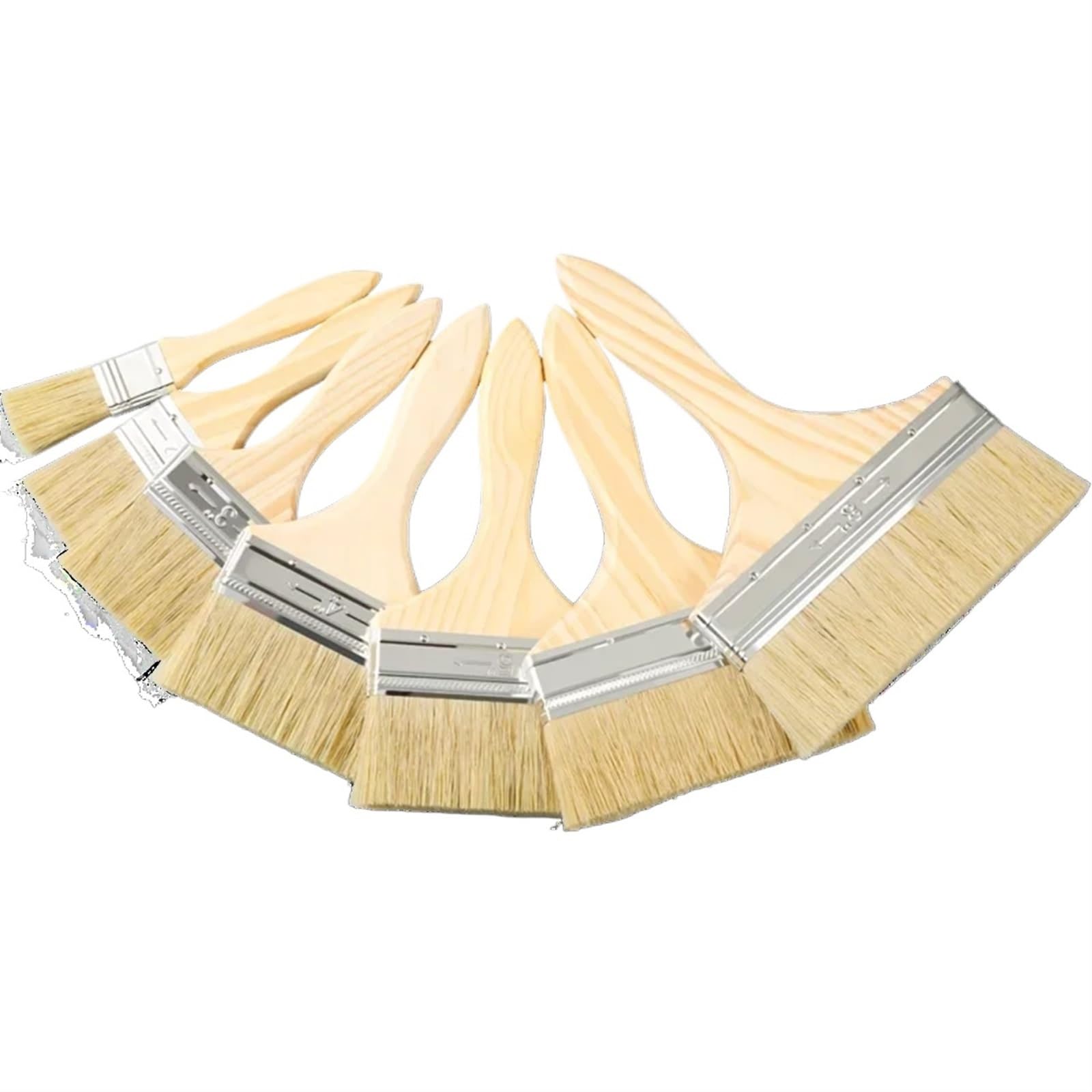 Suministros de Pintura, Pinceles de Pintura con cerdas y Mango Madera, Herramienta for Pared Muebles, multifunción, for Barbacoa Limpieza, 1 ud(5 Inch)