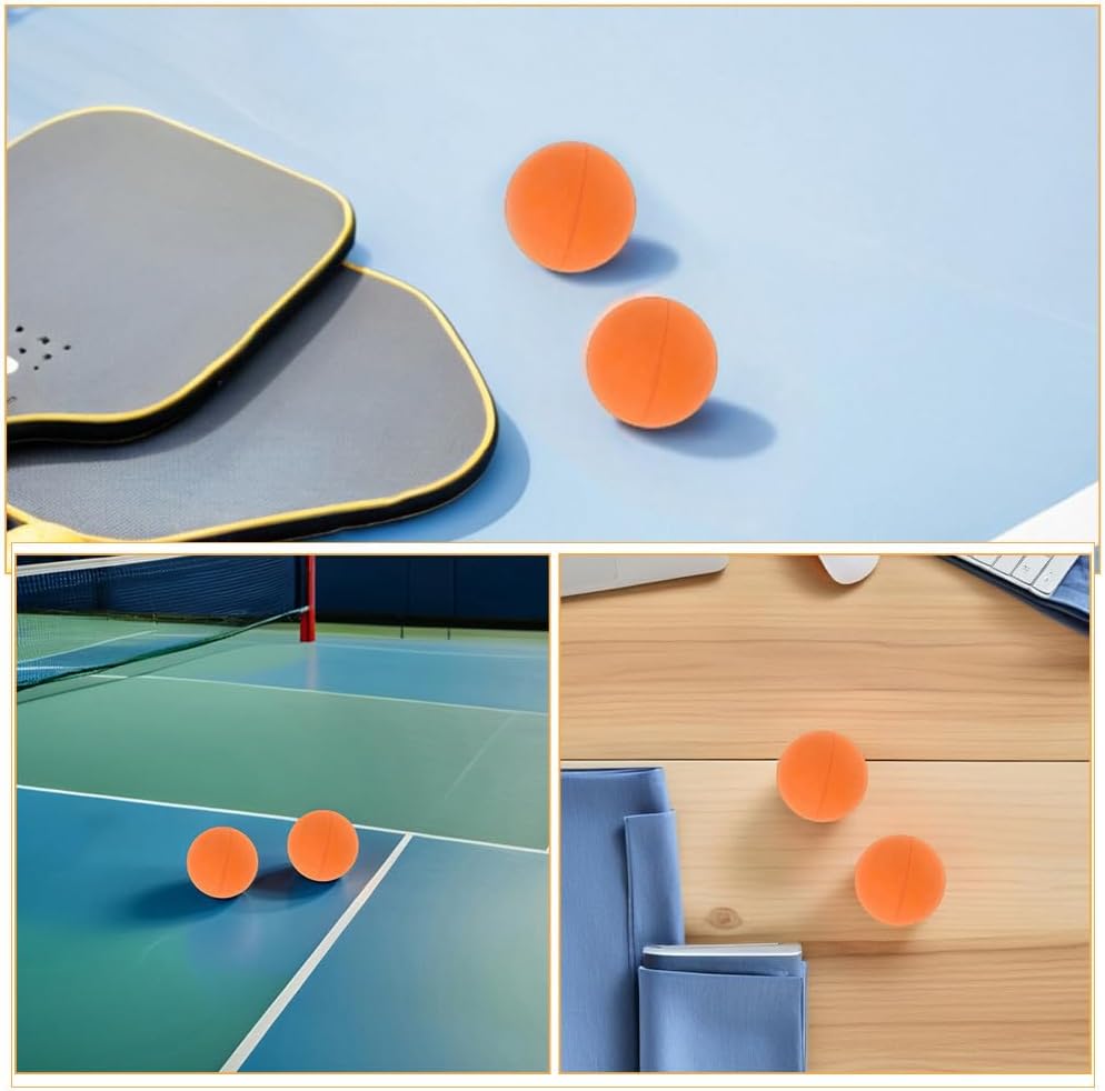 Hemoton 6pcs Racketball Ball: High Bounce Rubber Squash Racket Balls for Racquetball Gear Reaction Practice and Beginner Sports Equipment