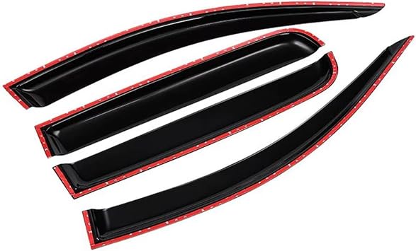 Window Visor Side Vent Rain Guard Deflectors Shade Shield Shelter Cover for Peugeot 301 Sedan 2014 2015 2016 2017 2018 2019 2020