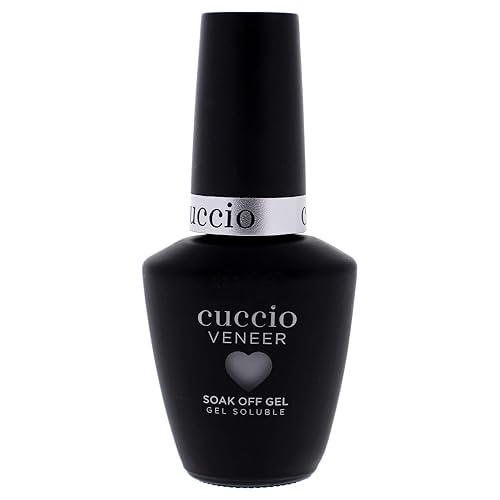 Cuccio Colour Veneer - Esmalte de uñas con tecnología de triple pigmentación, gel de remojo sin esmalte, para manicura y pedicura, cobertura
