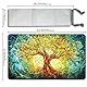 MTG Spielmatte - 60cm x 35cm, Originalkunst, rutschfeste TCG Spielmatte mit Gummiboden und genähten Kanten, Commander TCG Rollbar & Faltbare Kartenmatte (No Zone,mtg49-3)