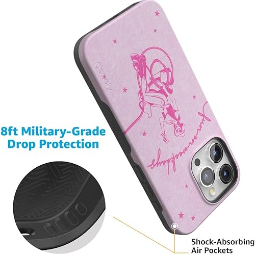 Vista 528 de Casely Funda para iPhone 15 Pro Jardín Secreto Flores mixtas Funda atrevida Compatible con MagSafe y botón de acción Jardín Secreto Floral