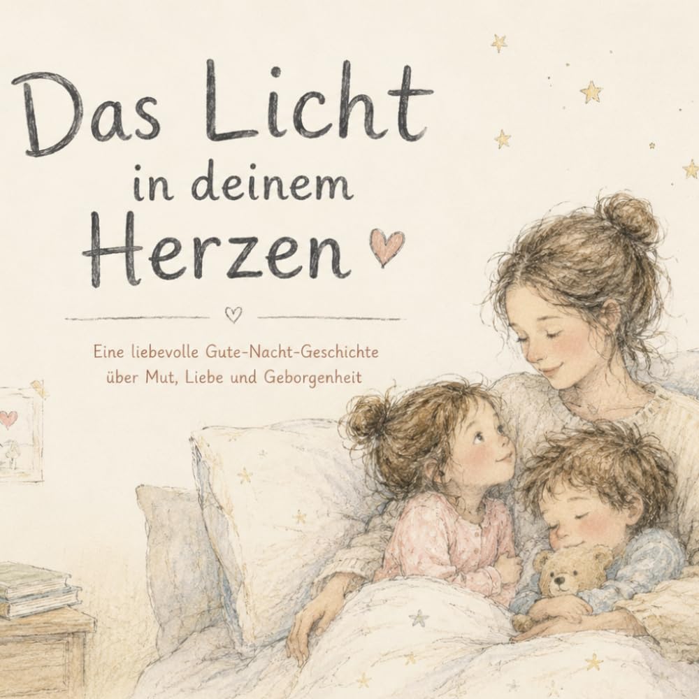 Das Licht in deinem Herzen: Eine Liebevolle Gute Nacht Geschichte über Mut, Liebe und Geborgenheit