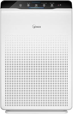 Winix Purificateur d’air Zero, CADR 390 m³/h, (jusqu’à 99m²) HEPA H13 et Technologie PlasmaWave. Réduit à 99,999% pour Les Salons et Bureaux, Blanc