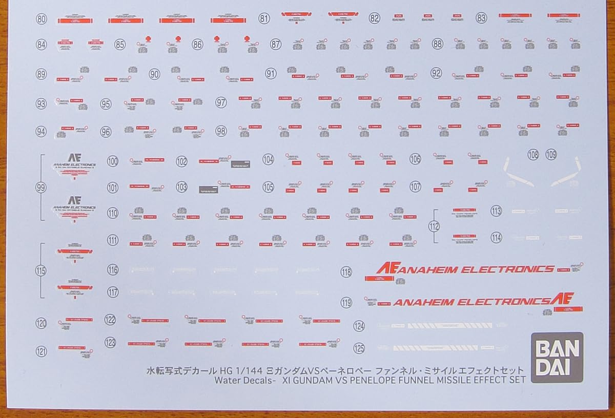 Amazon.co.jp: HG クスィー ペーネロペー 用 水転写式デカール Amazon.co.jp: HG クスィー ペーネロペー 用 水転写式デカール