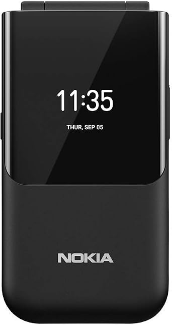 Nokia 2720 Flip Mobile Phone 7.1 cm (2.8 inches) 4 GB Internal Memory Black