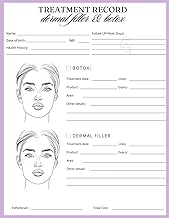 Botox and Filler Treatment Record Logbook for aestheticians Clinics: Botox Filler Patient Tracker and Planner for Professionals