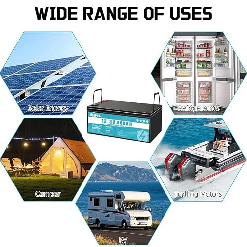 Miniatura 4 de Lifepo4 Batería 48v 400ah 20kwh Batería De Fosfato De Hierro Y Litio, Vida Útil Superior A 8 Años, Adecuada Para Acampar, Energía Solar, Energía De Emergencia, Etc. 4 Piezas 12,8v 400ah