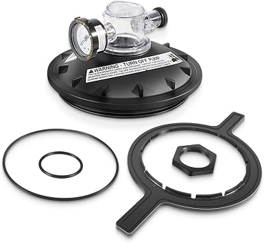 Directly Replace Part for 154856 8-1/2-inch Black Buttress Thread Closure Replacement Kit Suitable for Triton Pool and Spa Filter