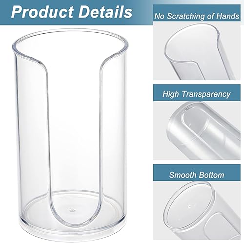 Miniatura 4 de KIMCHOMERSE Dispensador de tazas de baño, dispensador de tazas de enjuague bucal, soportes pequeños de papel para almacenamiento de tazas de