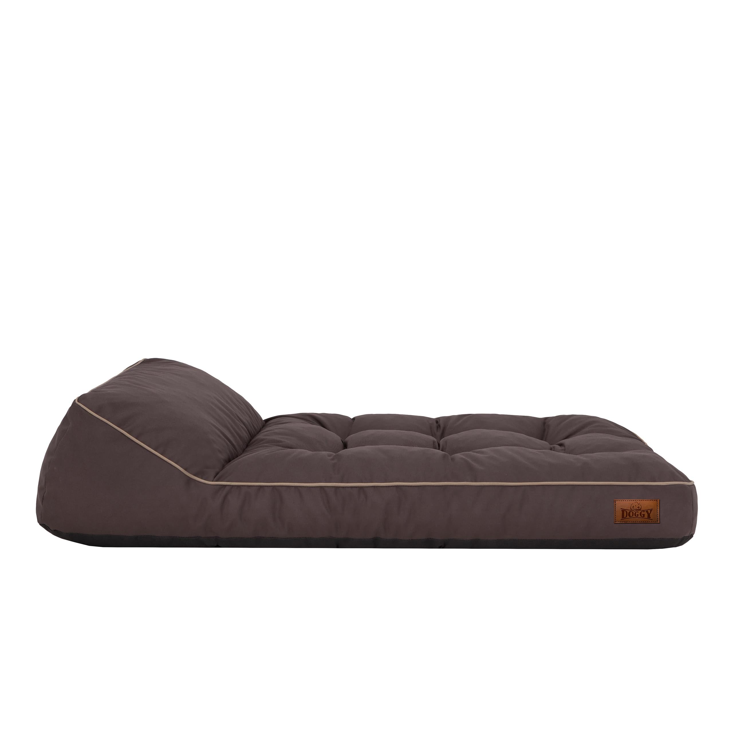 Materassino per cani e animali domestici, cuscino per cani, cuscino per cani, letto, divano, cuccia per animali domestici, morbido, materasso M – 80 x 52 cm, marrone