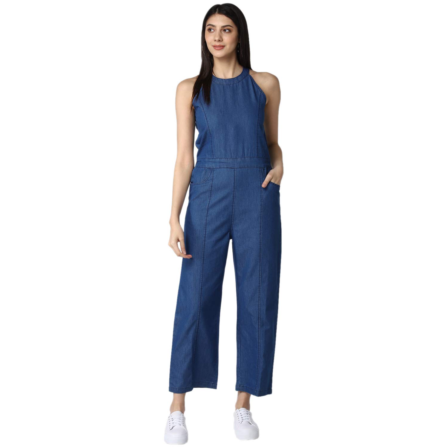 stylestone Women's Denim Sleeveless Jumpsuit(3709DnmDelcyJSXL)-picture-30