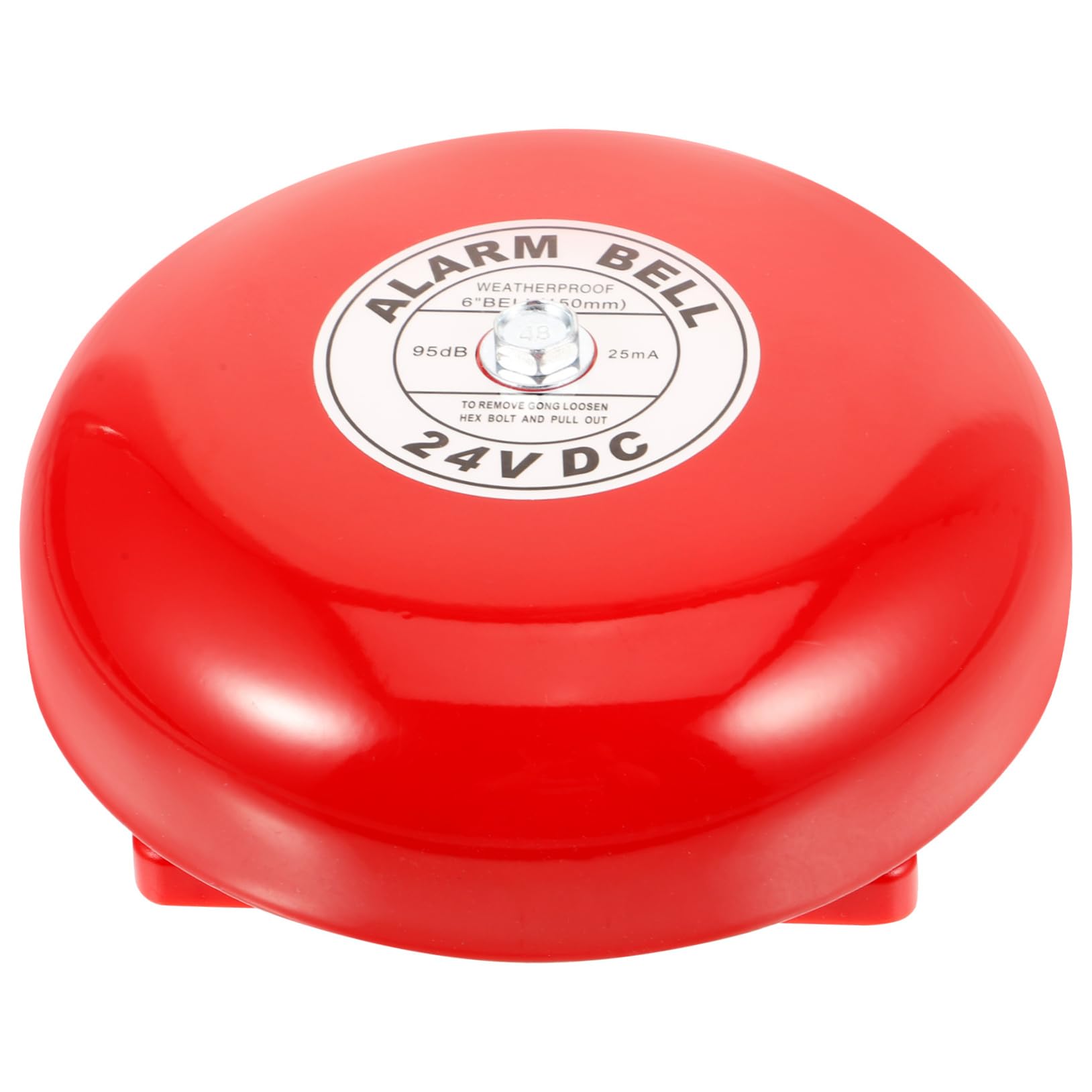 Cloche d'incendie électrique 24v en fer Mikikit avec sonnette sonore puissante