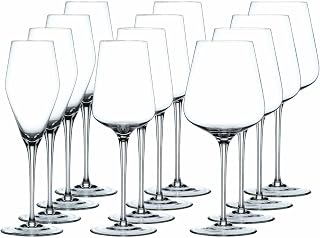 Nachtmann 12-teiliges Wein- und Champagnergläser Set, ViNova, Klar | Je 4x Bordeauxgläser, Weißweingläser und Sektgläser, Weingläser aus Kristallglas, spülmaschinenfest