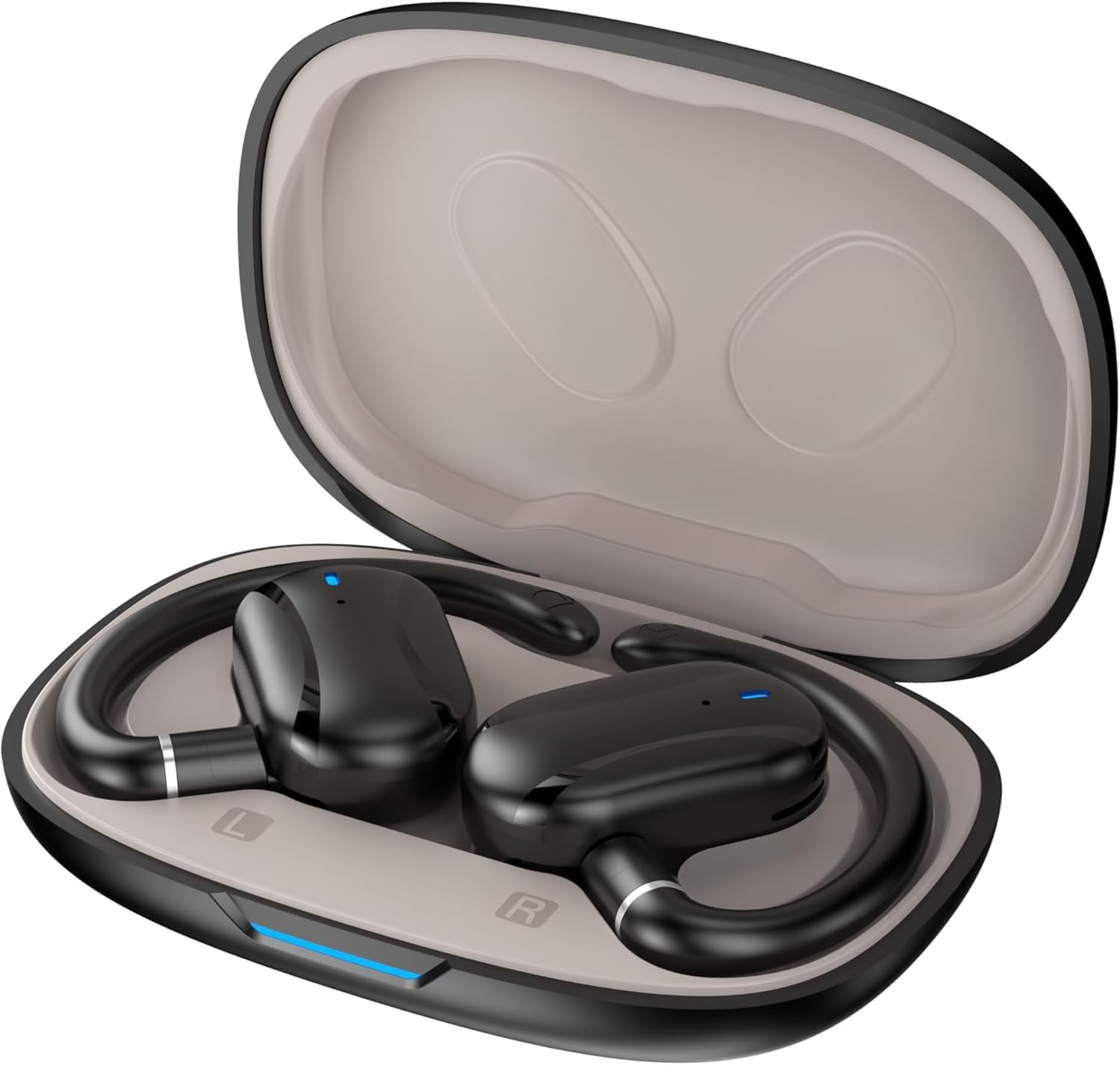 SIXTHGU Wireless Earbuds, Bluetooth 5.4 Crystal Design Headphone with 3D Big Bass Stereo Sound, 50 Hours Playtime