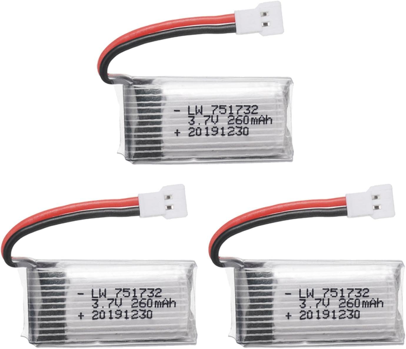 3.7V 260mAh Lipo Battery with X5 Charger for Eachine H8 for