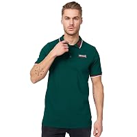 Lonsdale Lion Polo da Uomo, Verde