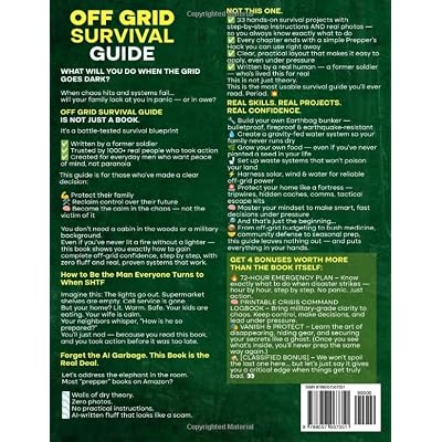 Off Grid Survival Book: Diy Survival Project Book - No Grid Survival Guide Paperback April 15, 2025