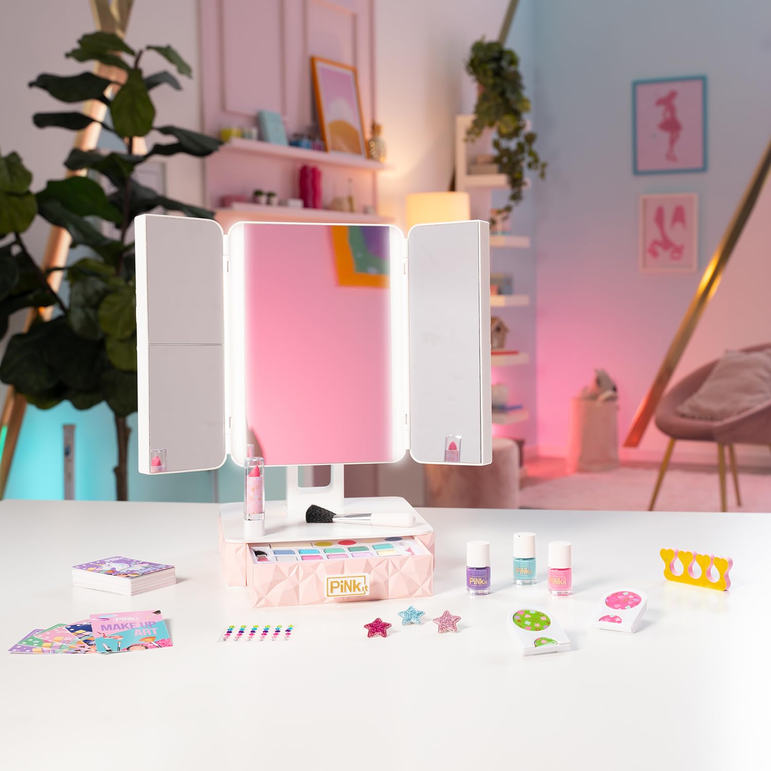 Smart Vanity, 1 Specchiera Interattiva con Trucchi