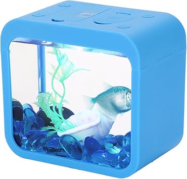 Betta Small Aquarium, Aquascaping Small Aquarium Blue 5 Bright Colors for Home