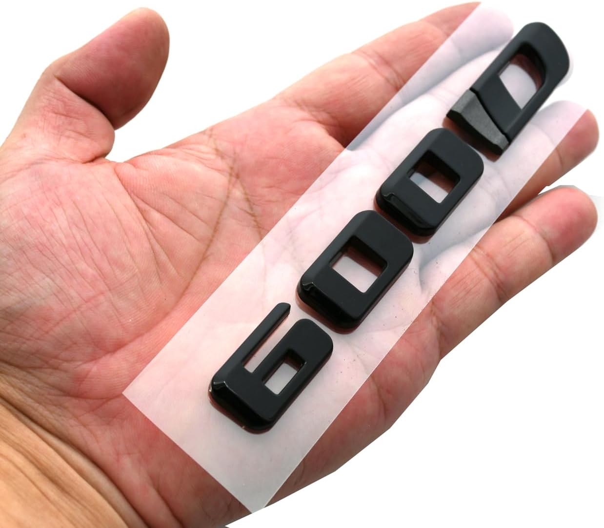 3Pcs Escalade 600 600D Rear Liftgate Emblem 3D Badge Letter 84787581 23440294 84740919 Compatible with fits Escalade (Black)