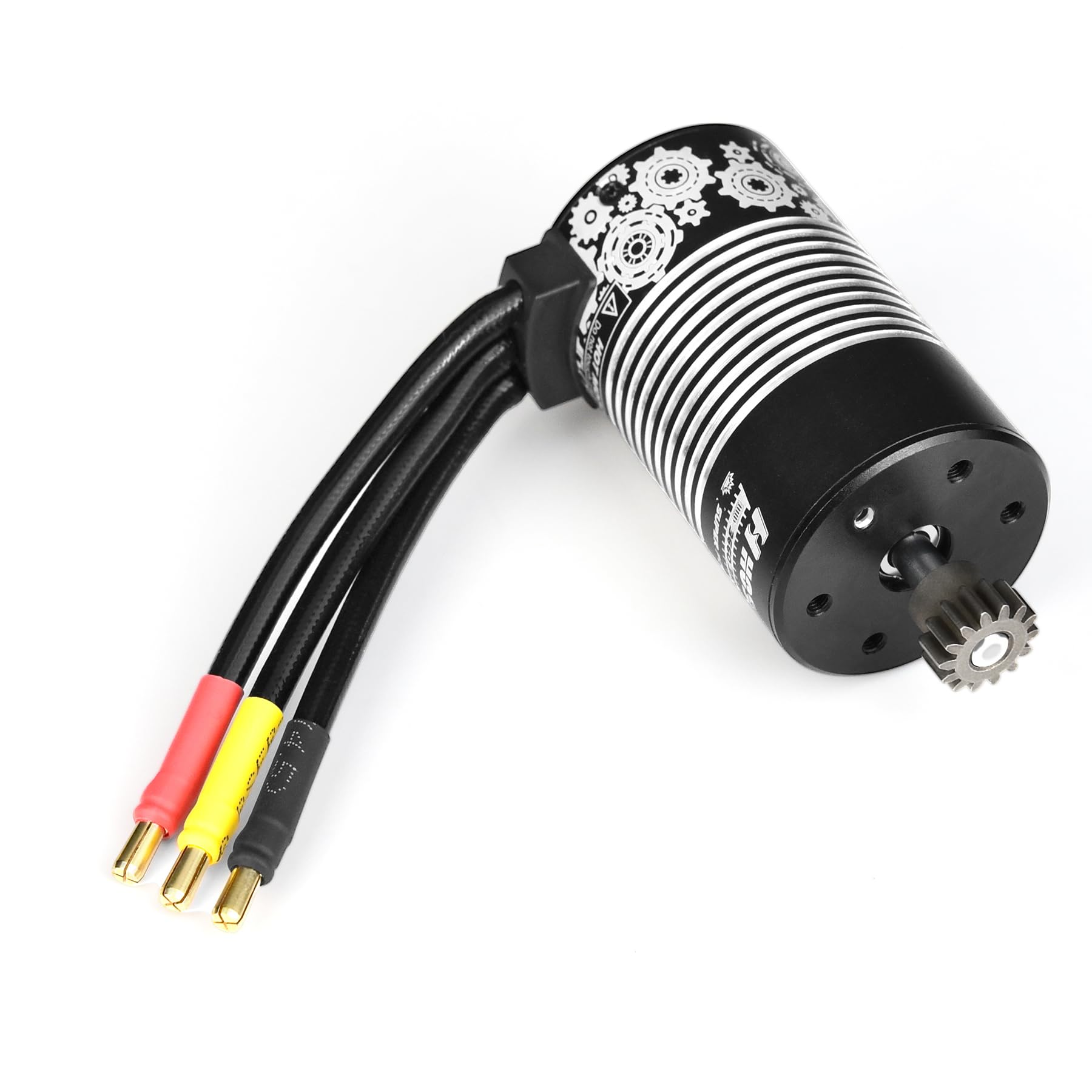 Hosim 3660 3100KV Brushless Motor 1/8 RC Car High Speed Waterproof Motor MSDJ-3660/X25-DJ36 for X27, Most of 1:8 Scale RC Truck Update Parts