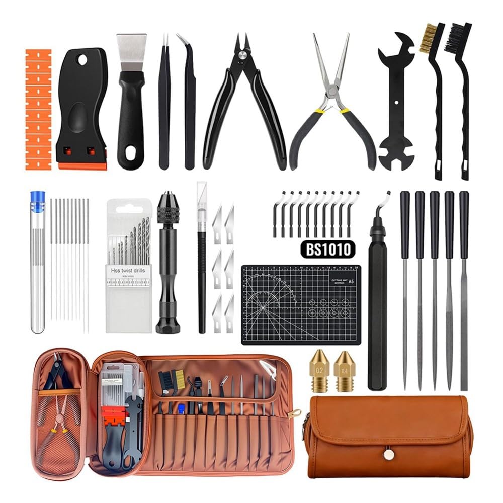 Kit de Herramientas para Impresoras 3D en 66 Piezas