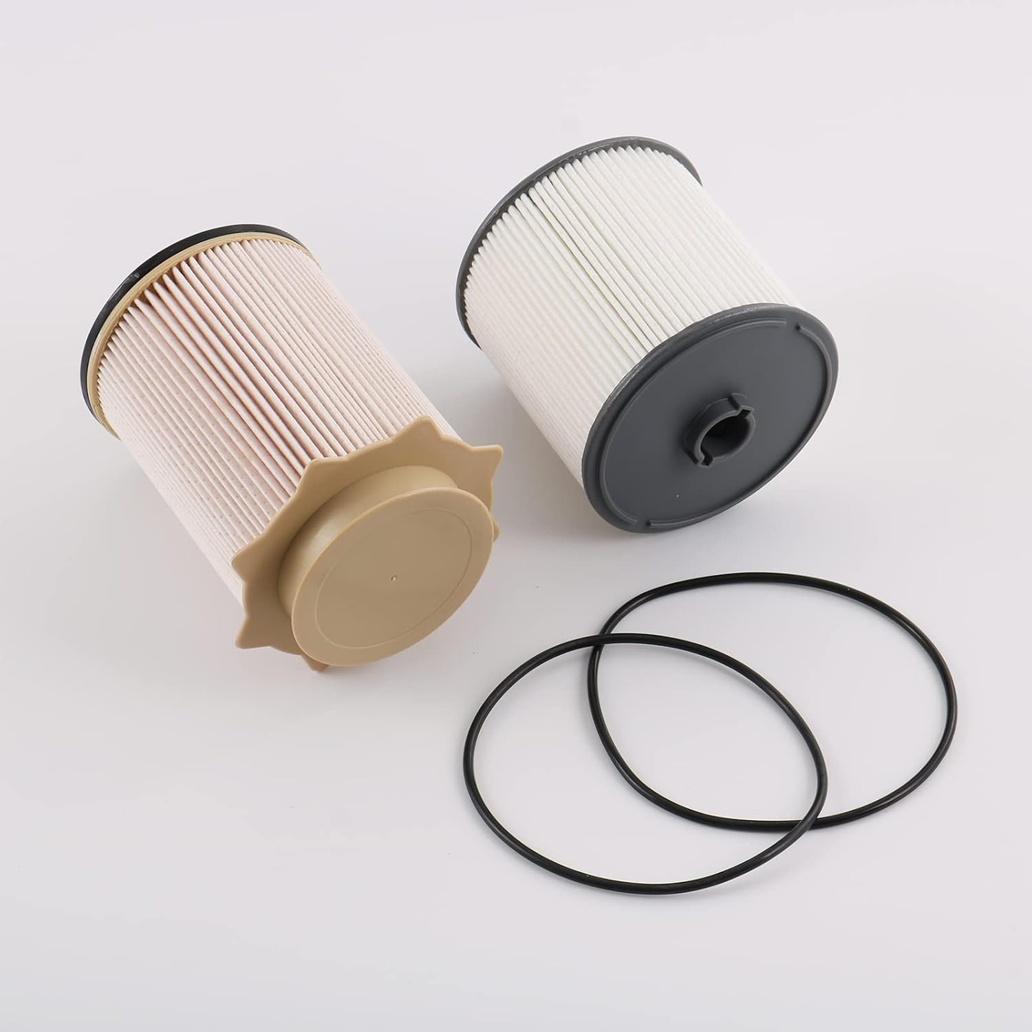 6.7 Cummins Fuel Filter Water Separator Set Compatible with Ram 2500 3500 4500 5500 Diesel Turbo Engines 2019 2020 2021 2022, Replace 68157291AA 68436631AA