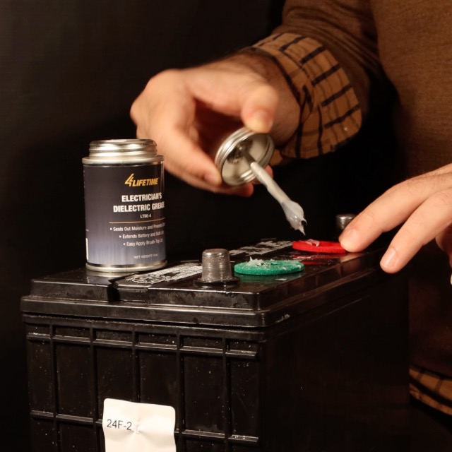 Image of 4LifetimeLines Dielectric Grease for Electrical Connectors - 4oz Brush Top Can, Mess Free Application, Dielectric Spark Plugs, Automotive, Electric Grease for Optimal Performance