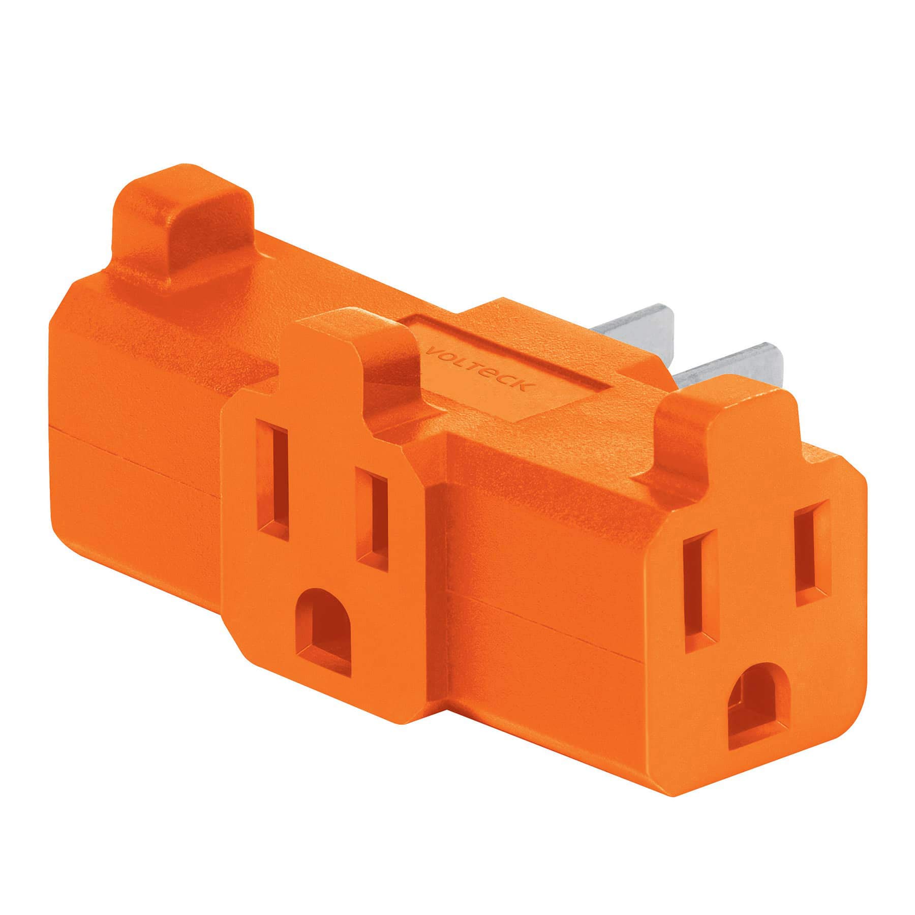 Truper 46804 / MUL-360 - Heavy Duty 3-Outlet Grounding"T" Receptacle Adapter