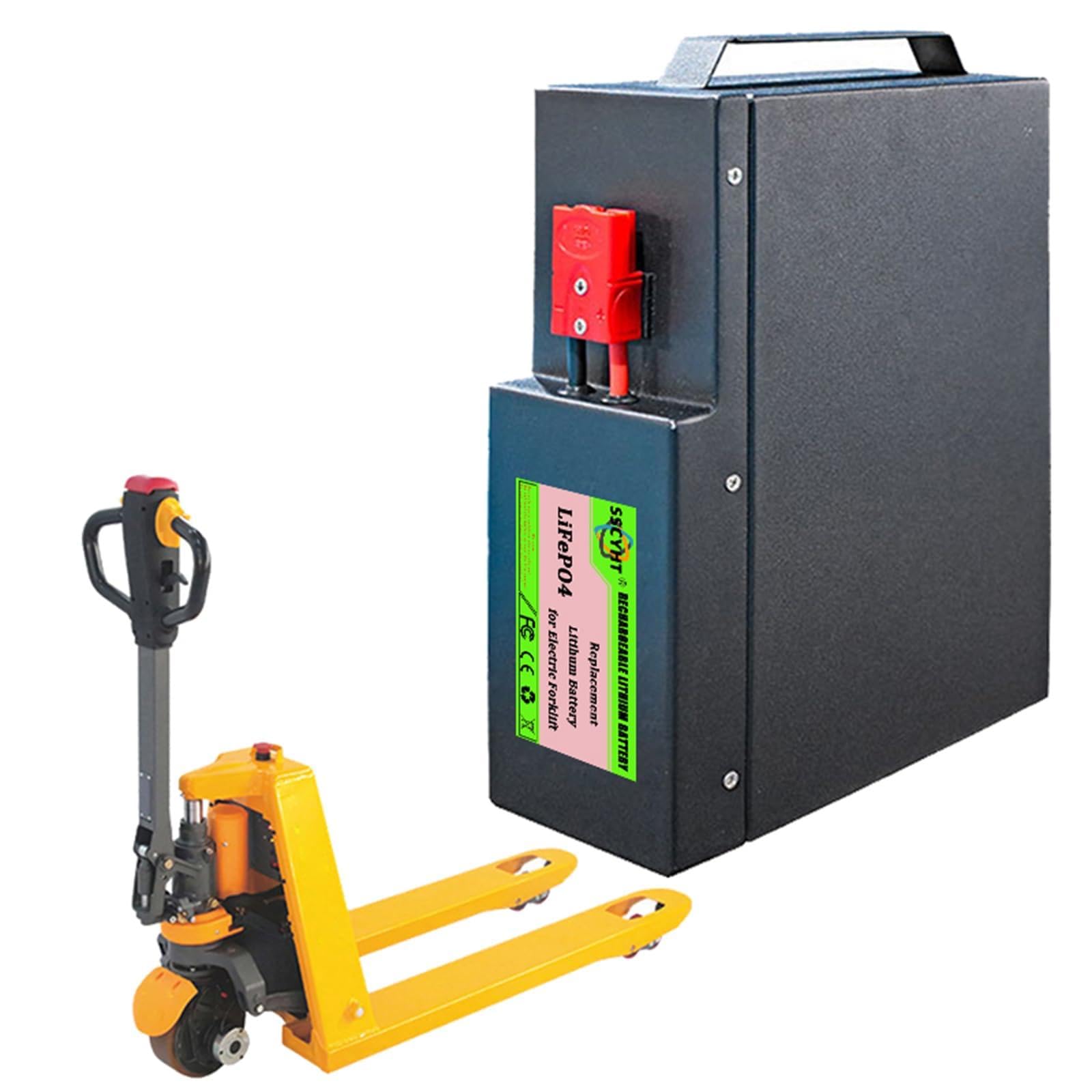 24 Voltios Batería de Litio 24V 20Ah Batería para Carretilla elevadora eléctrica para ETU15 Baterías transpaletas eléctricas Baterías LiFePO4 con BMS,24v20ah