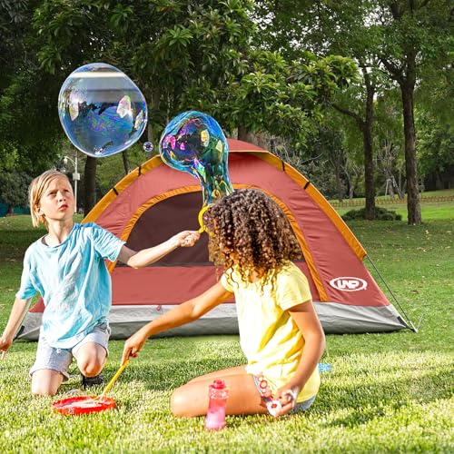 Image of unp 6 Person 4 Season Dome Tent, Easy to Set Up for Camping & Hiking, Lightweight & Portable, Green
