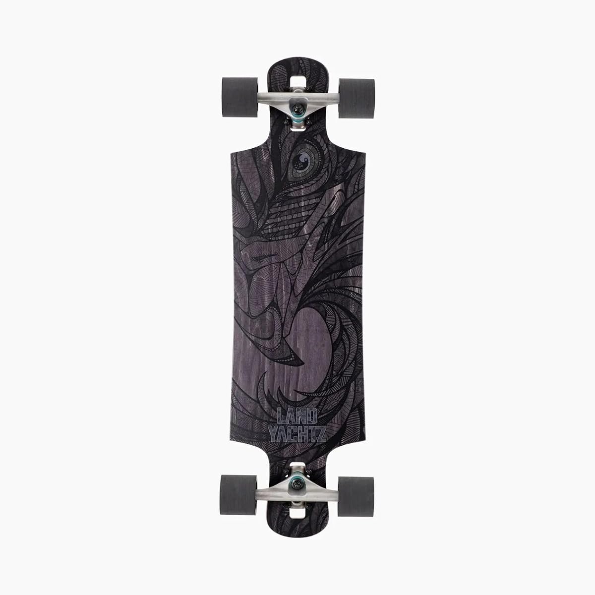 Landyachtz Longboards Drop Hammer Black Eagle Complete Longboard