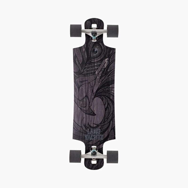 Landyachtz Longboards Drop Hammer Black Eagle Complete Longboard
