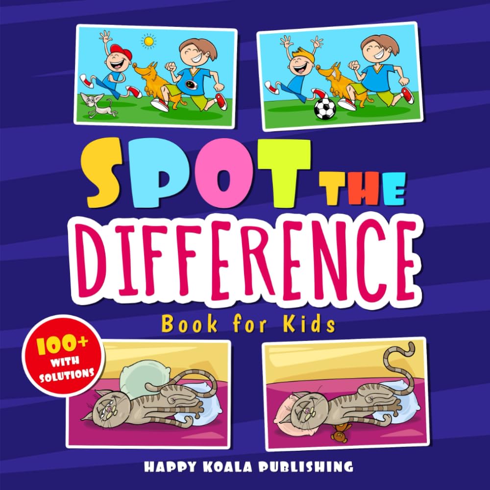 Spot the Difference Book for Kids: More than 100 Crazy and Funny "Search&Find" illustrations to improve Concentration and Observation Skills in kids of all ages. SPECIAL GIFT INSIDE!!!