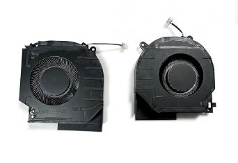 New CPU Cooling Fan + GPU Cooling Fan for OMEN by HP Gaming Laptop PC 16-WD0073DX 16-WD0063DX 16-WF0013DX 16-WD0000CA 16-WD0010CA 16-WD0020CA 16-WD0018CA 16-WD0008CA 16T-WD000 CS