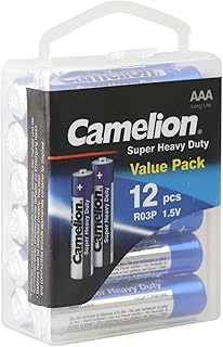 بطاريات زنك-كربون ايه ايه ايه من كميليون شديدة لتحامل R03 - طاقة أقتصادية (صندوق من 12 قطعة)