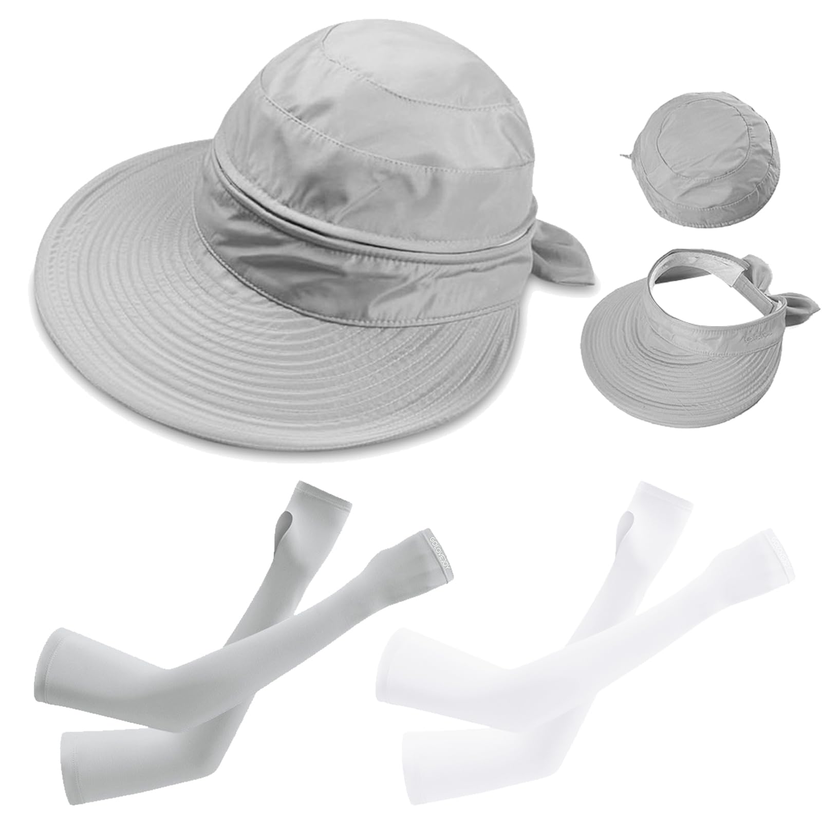 Cappello Di Paglia Per Donna Pieghevole | Con Cinturino In Pizzo | Protezione UPF UV | Per Viaggi E Spiaggia