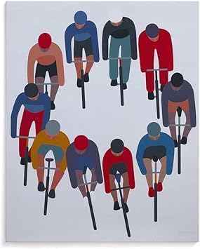Graphic Artist Geoff Mcfetridge Art Abstract Poster 2 Canvas Wall Art Poster Print Picture Paintings for Living Room Bedroom Office Decoration, Canvas Poster Art Gift for Family Friends.16x20inch40